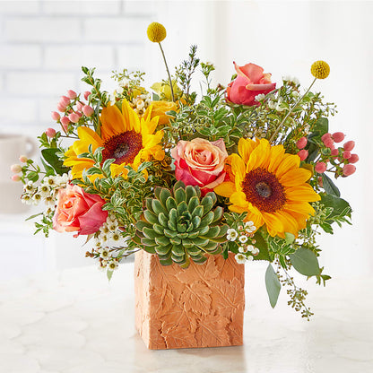 Sunflower Season Bouquet –  Petals From Angels Floral Designs, Pasadena CA