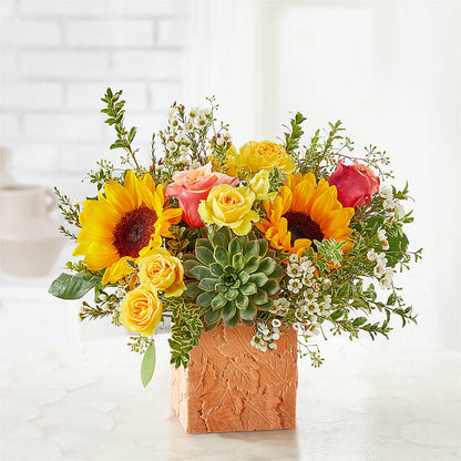 Sunflower Season Bouquet –  Petals From Angels Floral Designs, Pasadena CA
