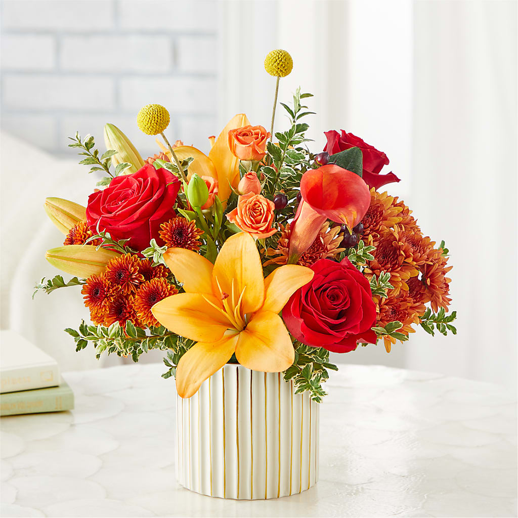 Scarlet Skies Bouquet –  Petals From Angels Floral Designs, Pasadena CA
