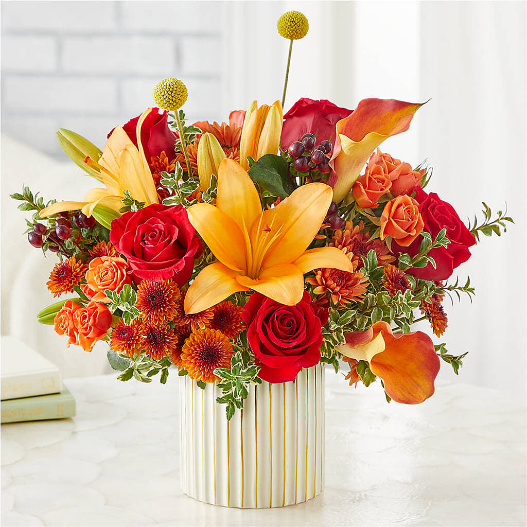 Scarlet Skies Bouquet –  Petals From Angels Floral Designs, Pasadena CA