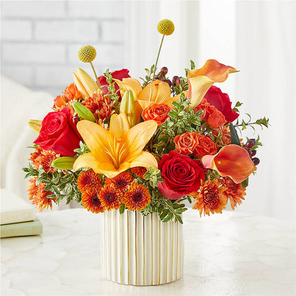Scarlet Skies Bouquet –  Petals From Angels Floral Designs, Pasadena CA
