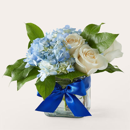 Sky Blue Delight Bouquet –  Petals From Angels Floral Designs, Pasadena CA
