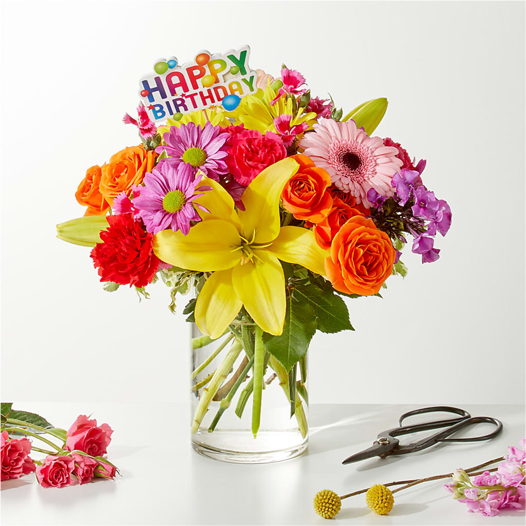 Cue the Confetti - A Florist Original –  Petals From Angels Floral Designs, Pasadena CA