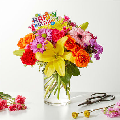 Cue the Confetti - A Florist Original –  Petals From Angels Floral Designs, Pasadena CA
