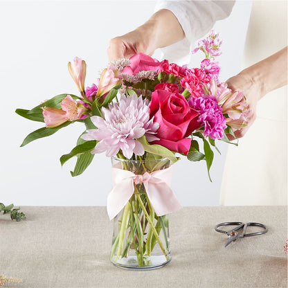Pink Ribbon - A Florist Original –  Petals From Angels Floral Designs, Pasadena CA