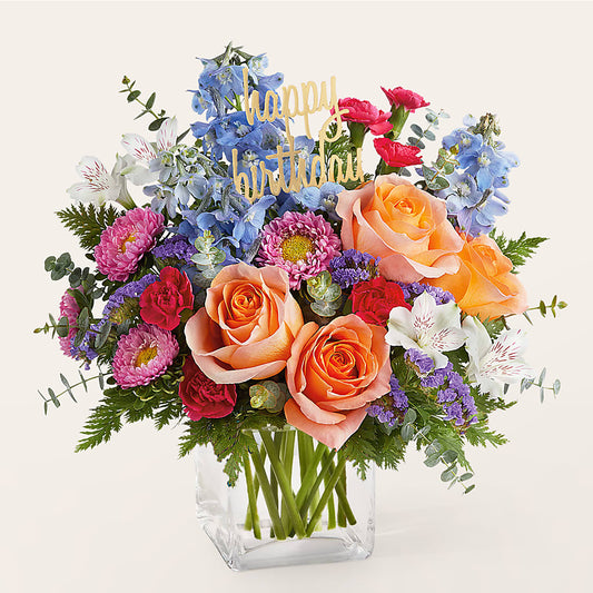 Birthday Bash Bouquet –  Petals From Angels Floral Designs, Pasadena CA