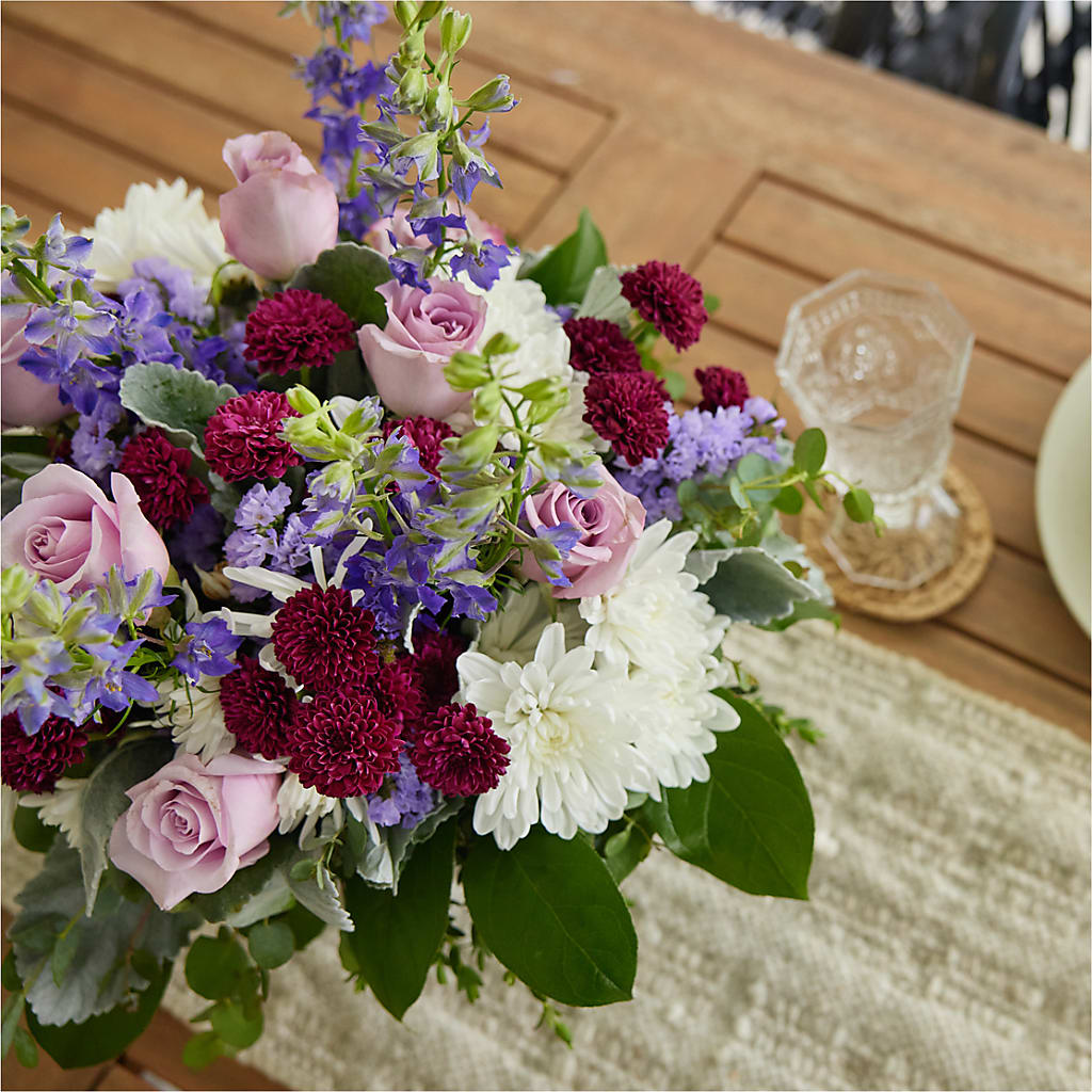 Violet Frost Bouquet –  Petals From Angels Floral Designs, Pasadena CA