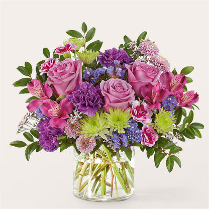 Glass Half Full Bouquet –  Petals From Angels Floral Designs, Pasadena CA