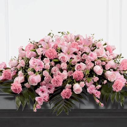 Garden of Comfort Casket Spray (Standard) –  Petals From Angels Floral Designs, Pasadena CA