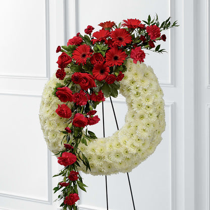 Graceful Tribute Wreath –  Petals From Angels Floral Designs, Pasadena CA