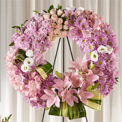 Gift of Warmth Wreath –  Petals From Angels Floral Designs, Pasadena CA