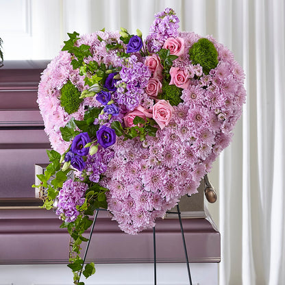 Treasured Love Standing Heart –  Petals From Angels Floral Designs, Pasadena CA