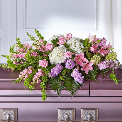 Life's Gratitude Casket Spray –  Petals From Angels Floral Designs, Pasadena CA