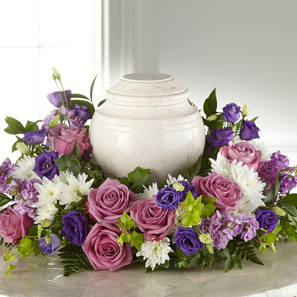 Blooming Sympathy Cremation Adornment –  Petals From Angels Floral Designs, Pasadena CA