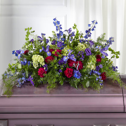 Always Treasured Casket Spray –  Petals From Angels Floral Designs, Pasadena CA
