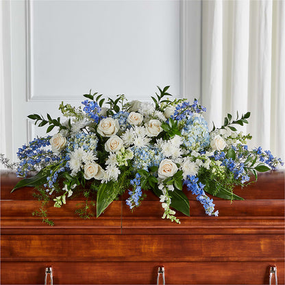 Timeless Essence Casket Spray –  Petals From Angels Floral Designs, Pasadena CA