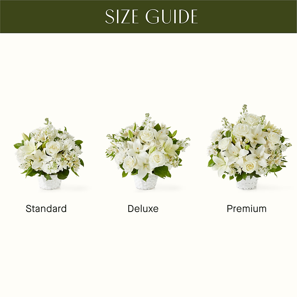 Peaceful Reflections Arrangement –  Petals From Angels Floral Designs, Pasadena CA