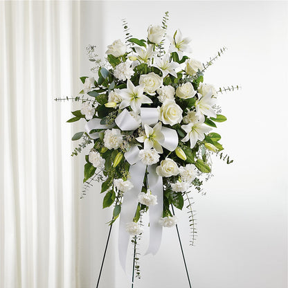 With Care Standing Spray –  Petals From Angels Floral Designs, Pasadena CA