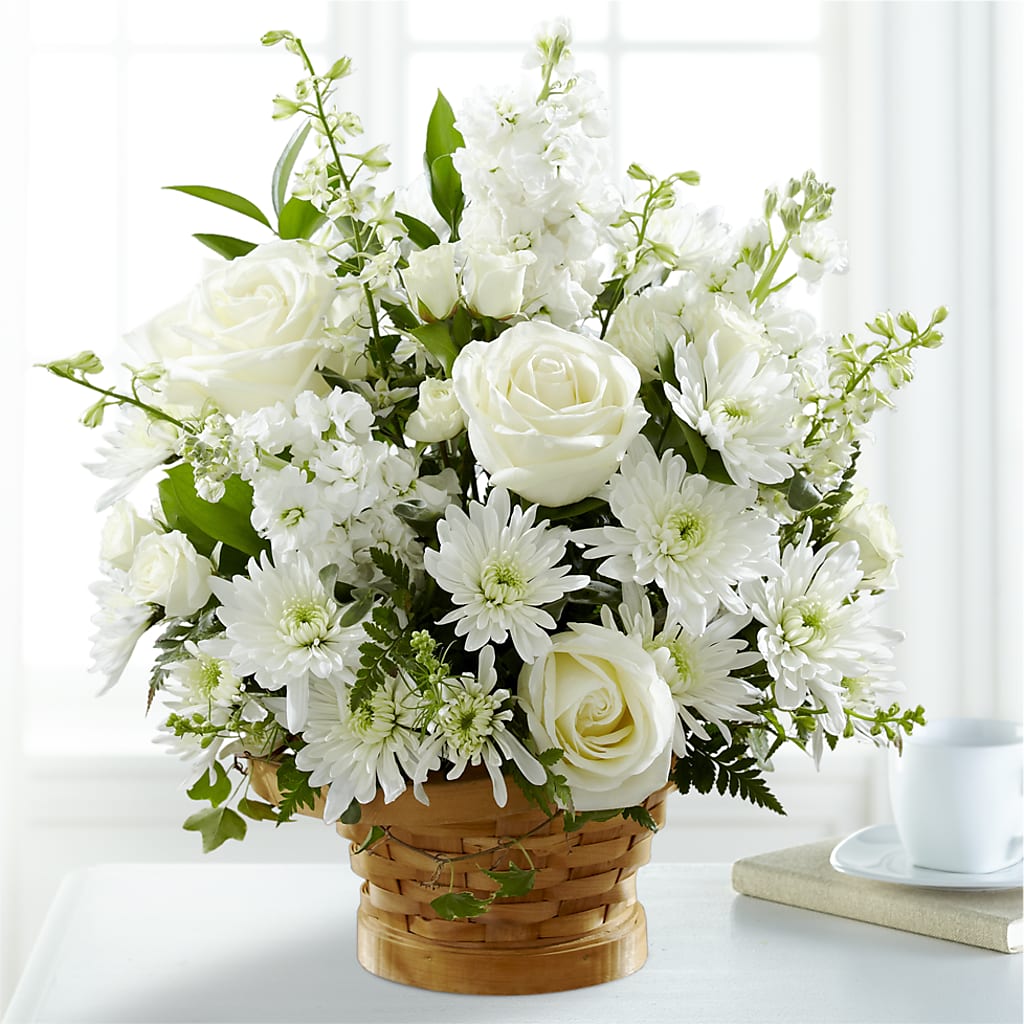 Heartfelt Condolences Arrangement –  Petals From Angels Floral Designs, Pasadena CA
