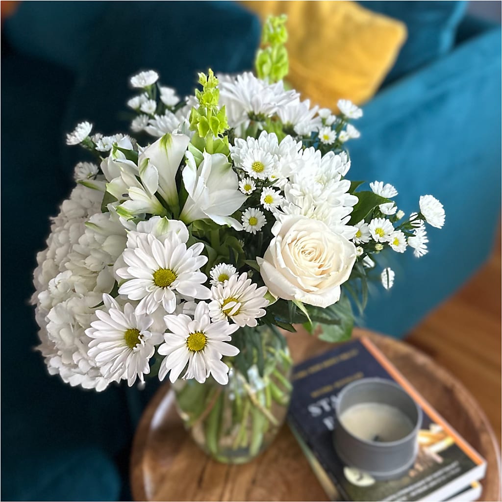 Classic Ivory – A Florist Original –  Petals From Angels Floral Designs, Pasadena CA