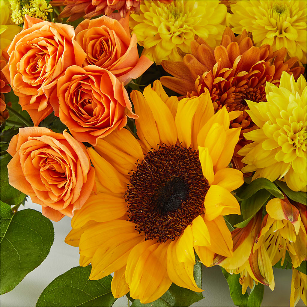 Autumn Harmony Centerpiece –  Petals From Angels Floral Designs, Pasadena CA