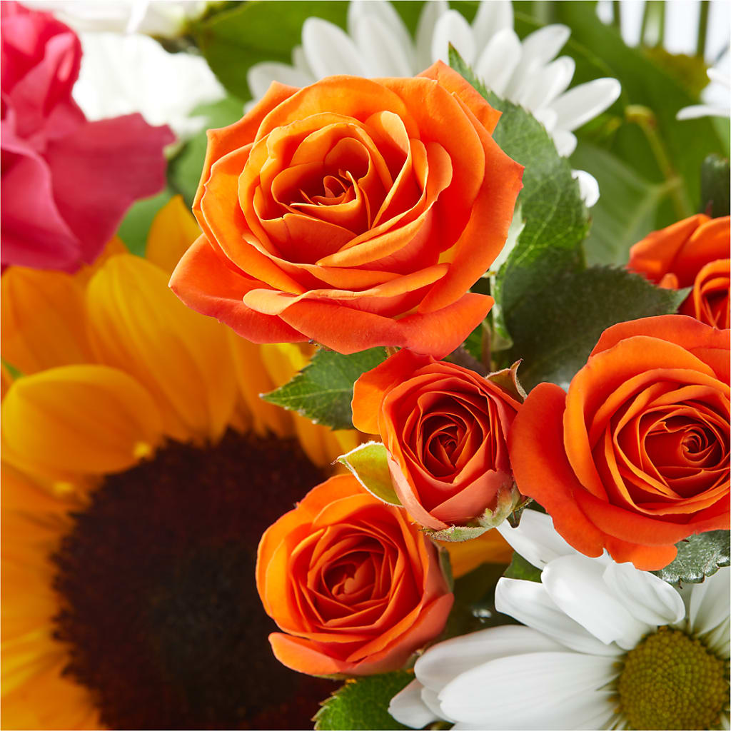 Sun-drenched Blooms Bouquet –  Petals From Angels Floral Designs, Pasadena CA