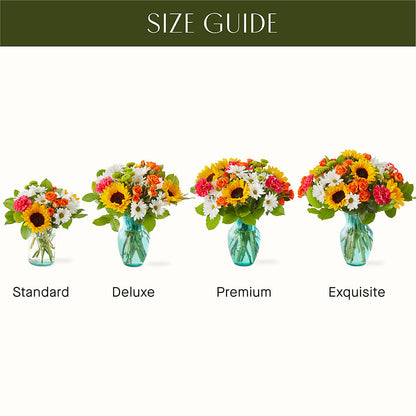 Sun-drenched Blooms Bouquet –  Petals From Angels Floral Designs, Pasadena CA