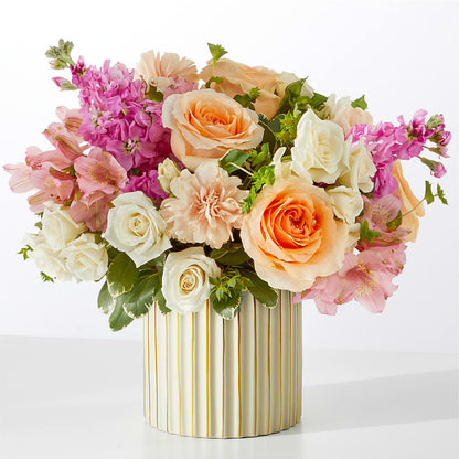 Paradise Bouquet with Ivory Vase –  Petals From Angels Floral Designs, Pasadena CA