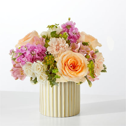 Paradise Bouquet with Ivory Vase –  Petals From Angels Floral Designs, Pasadena CA