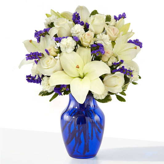 Sapphire Rush Bouquet –  Petals From Angels Floral Designs, Pasadena CA
