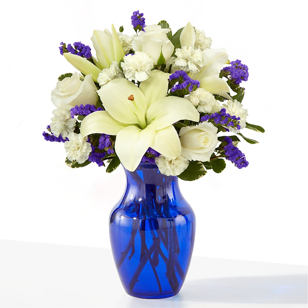 Sapphire Rush Bouquet –  Petals From Angels Floral Designs, Pasadena CA