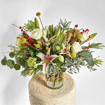 Berry & Bright Bouquet –  Petals From Angels Floral Designs, Pasadena CA