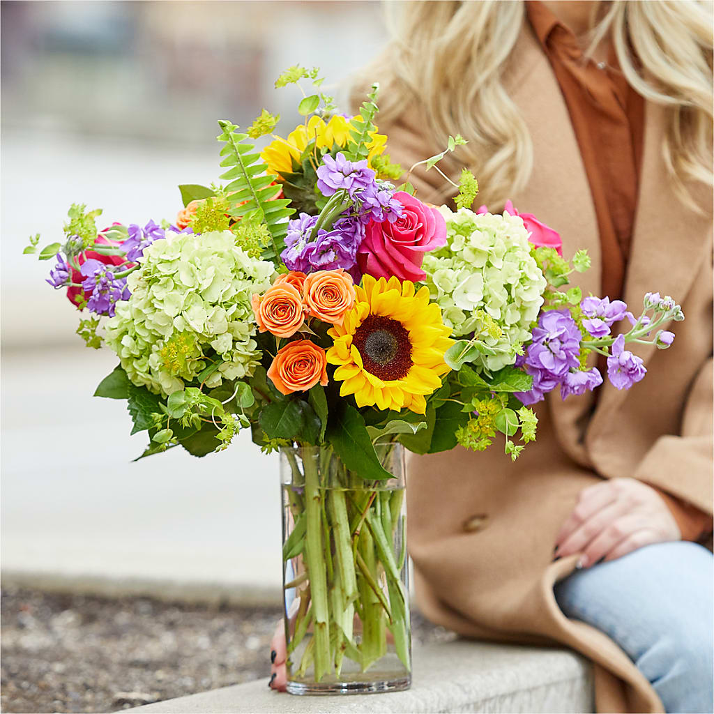 Vibrant Greetings Bouquet –  Petals From Angels Floral Designs, Pasadena CA