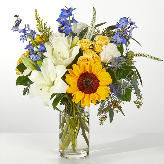 Wonderfully Sunny Bouquet –  Petals From Angels Floral Designs, Pasadena CA