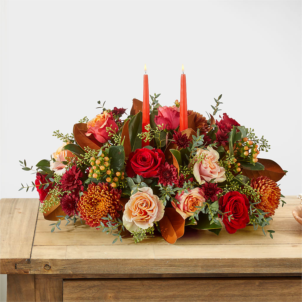 Gather Near Centerpiece –  Petals From Angels Floral Designs, Pasadena CA