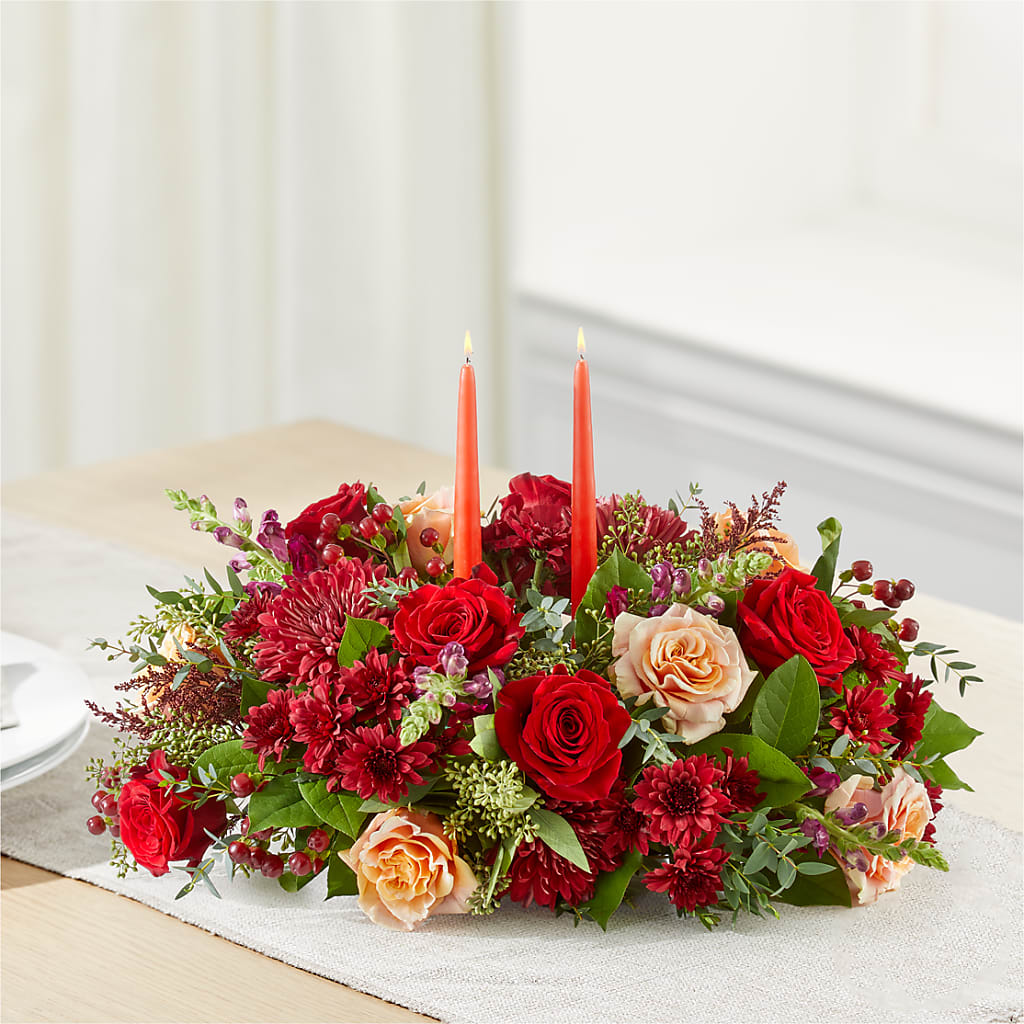Most Thankful Centerpiece –  Petals From Angels Floral Designs, Pasadena CA