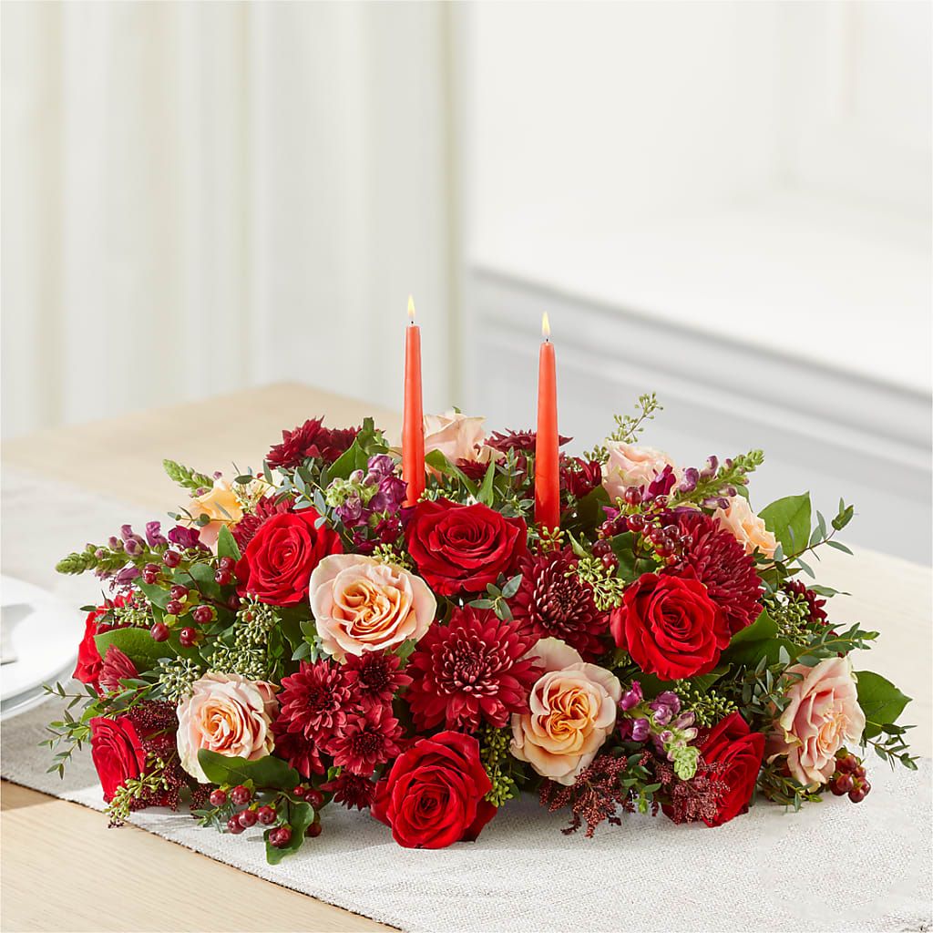 Most Thankful Centerpiece –  Petals From Angels Floral Designs, Pasadena CA