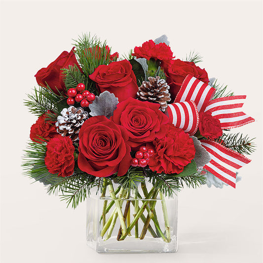 Baking Spirits Bright Bouquet –  Petals From Angels Floral Designs, Pasadena CA