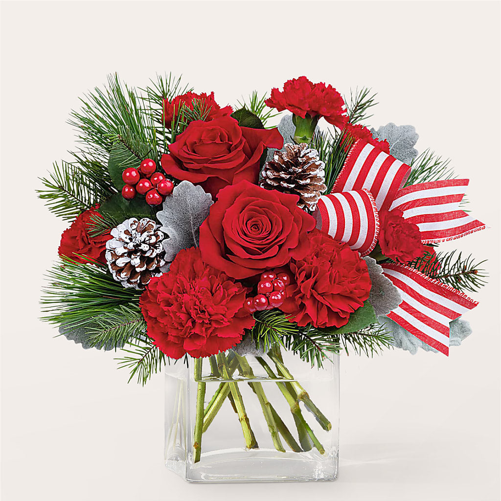 Baking Spirits Bright Bouquet –  Petals From Angels Floral Designs, Pasadena CA