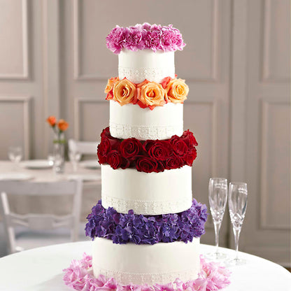 Infinite Love Cake Décor –  Petals From Angels Floral Designs, Pasadena CA