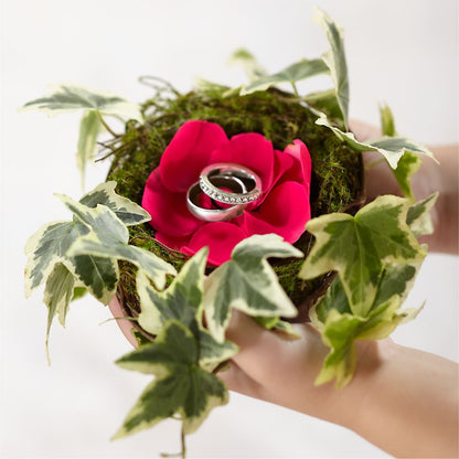 Lila Rose Ring Nest –  Petals From Angels Floral Designs, Pasadena CA