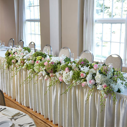 State of Joy Head Table Arrangement –  Petals From Angels Floral Designs, Pasadena CA