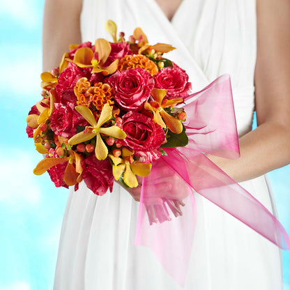 Brilliant Shades of Love Bouquet –  Petals From Angels Floral Designs, Pasadena CA