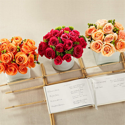 Dawn Rose Centerpiece –  Petals From Angels Floral Designs, Pasadena CA