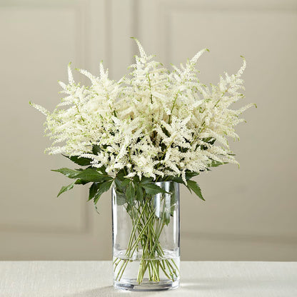 White Astilbe Bouquet –  Petals From Angels Floral Designs, Pasadena CA