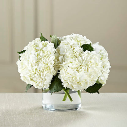 White Hydrangea Bouquet –  Petals From Angels Floral Designs, Pasadena CA